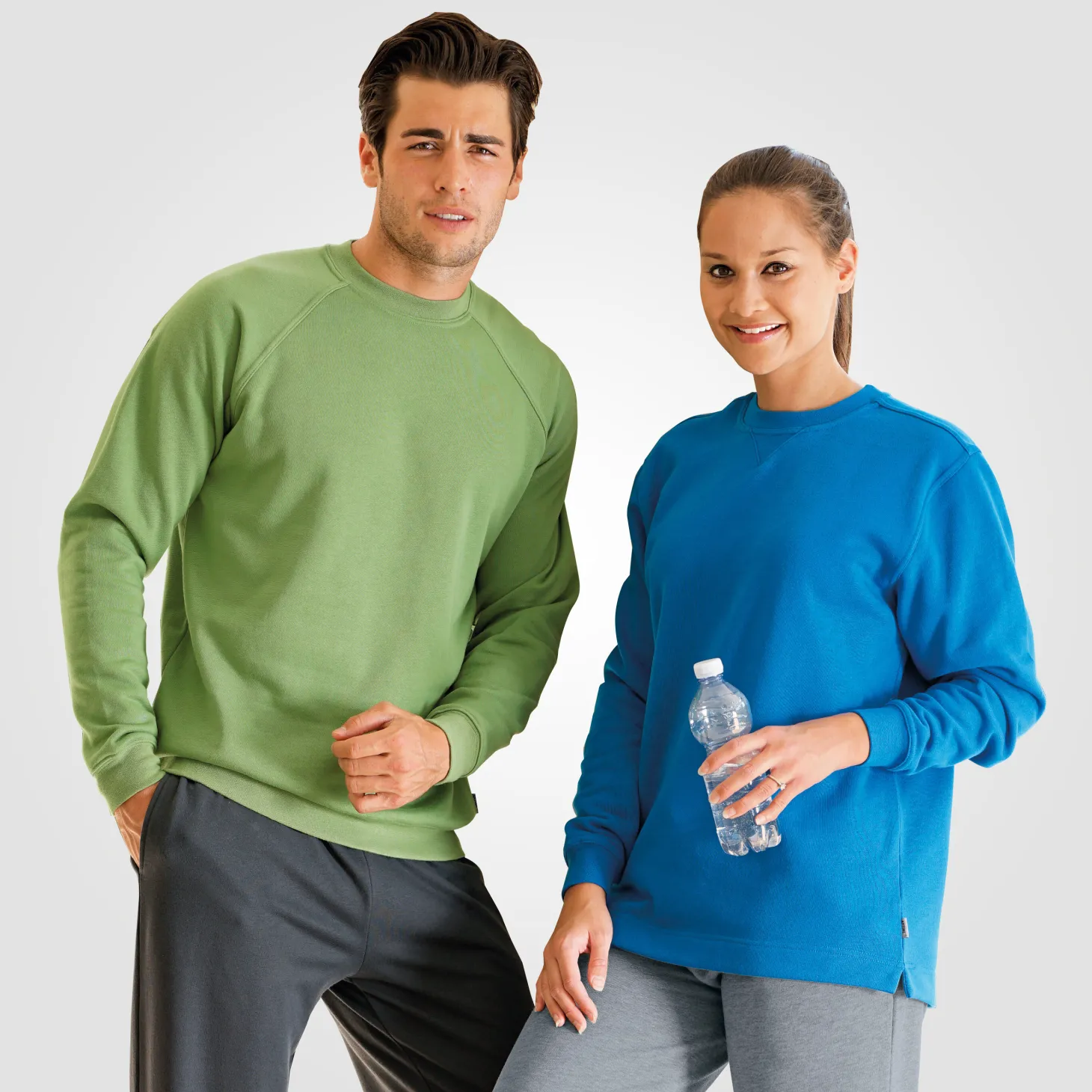 Sweat Shirt mit geradem Saumabschluss