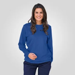 Sweat Shirt mit geradem Saumabschluss