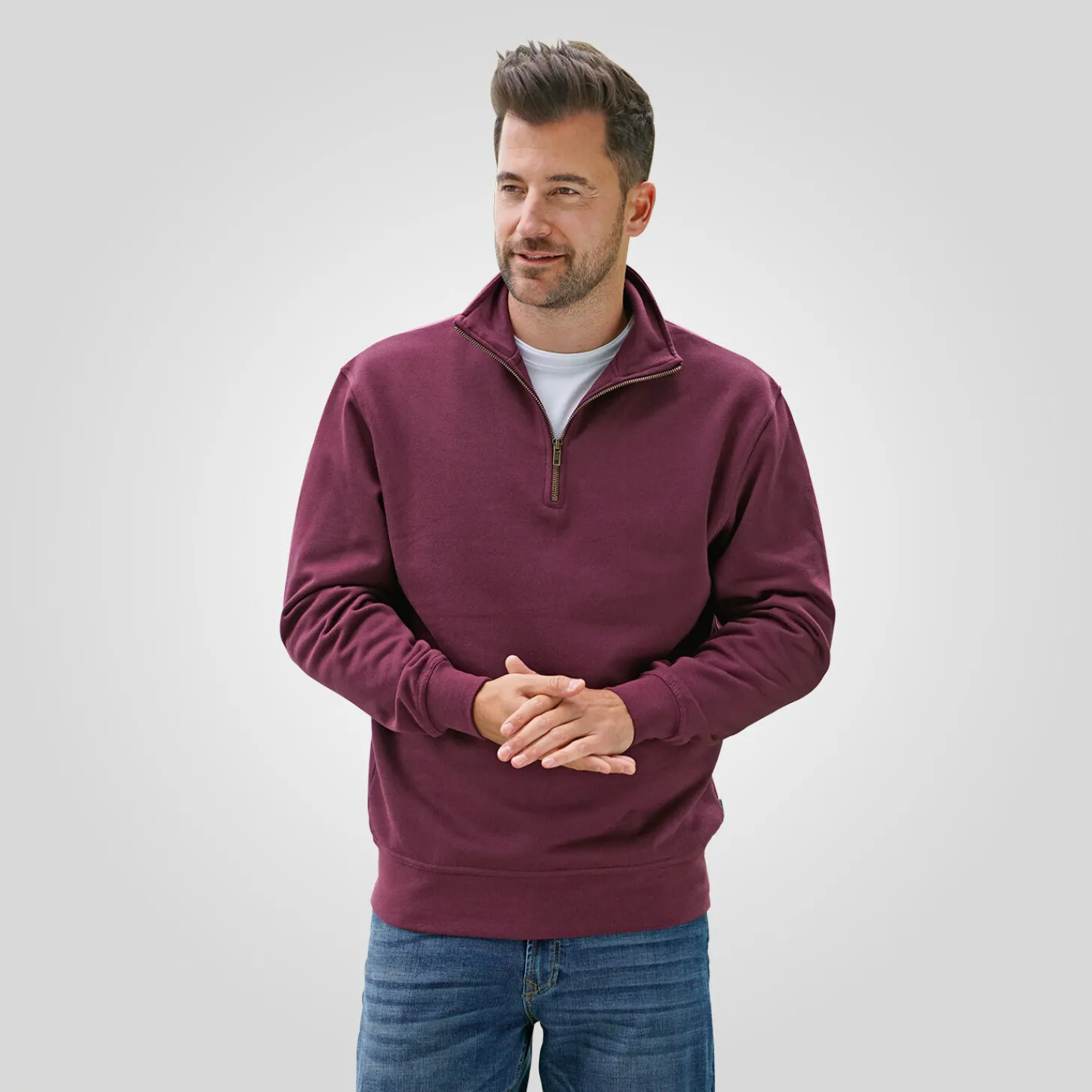 Sweater mit Reissverschluss
