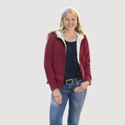 Sweatjacke mit Teddyfleece