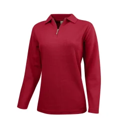 Sweat-Shirt mit feiner Ripp-Optik