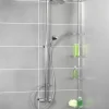 Teleskop Duschecke Edelstahl