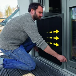 Teleskop-Insektenschutzgitter Schwingtür