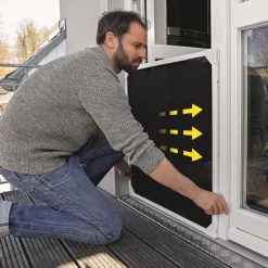 Teleskop-Insektenschutzgitter Schwingtür