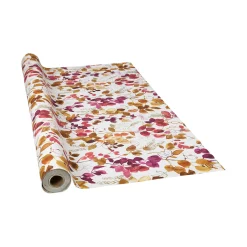 Tischdecke mit farbenfrohem Blättermuster