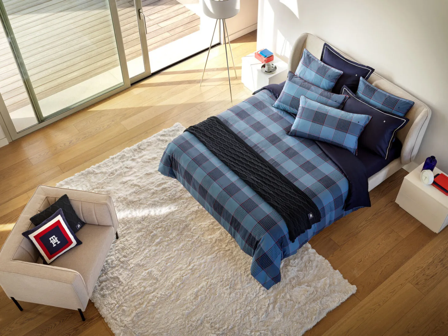 Tommy Hilfiger Bettwäsche Tartan Heritage blau kariert