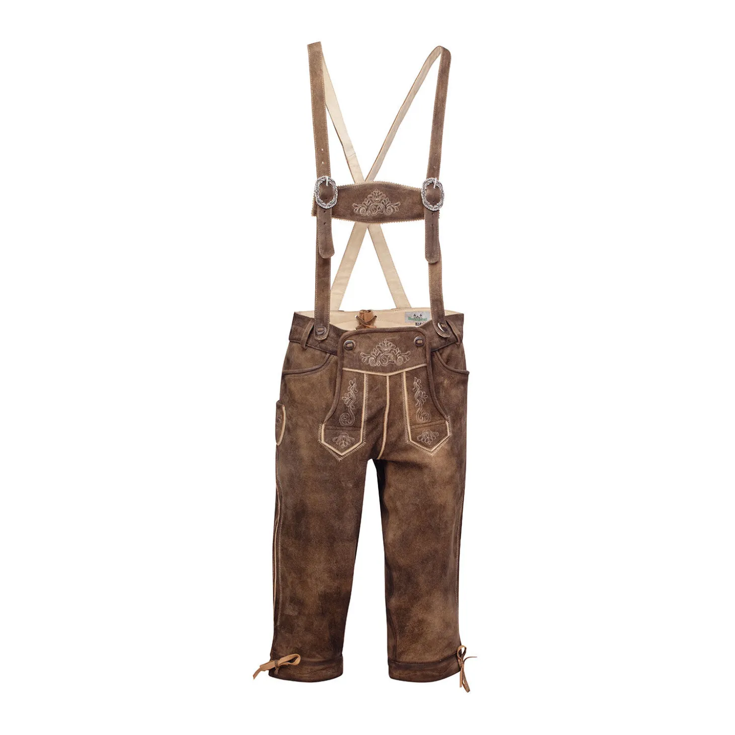 Trachten Lederhose mit Knickerbocker-Schnitt