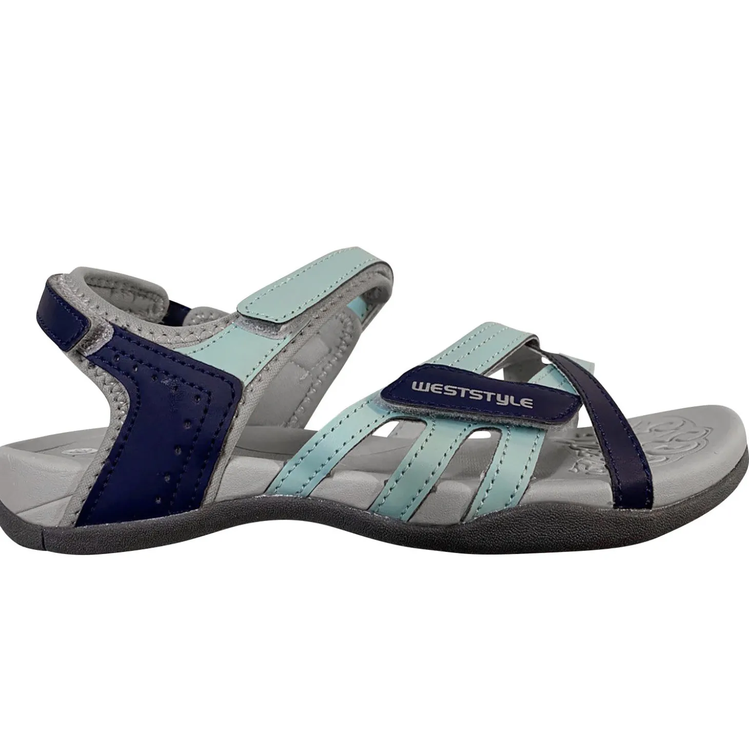 Trekking-Sandale mit 3 Velcro-Verschlüssen