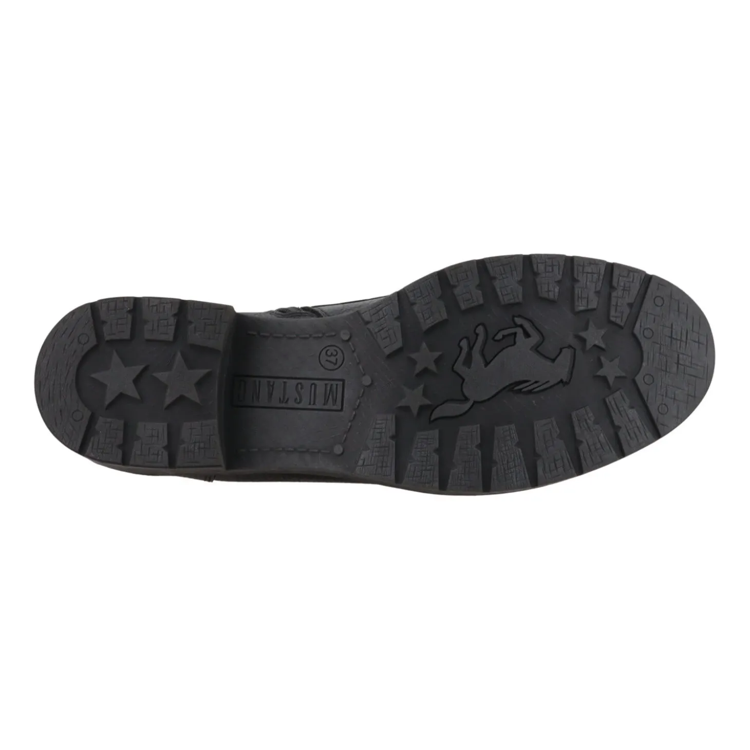 Trendige MUSTANG Schnürstiefelette aus pflegeleichtem Softmaterial