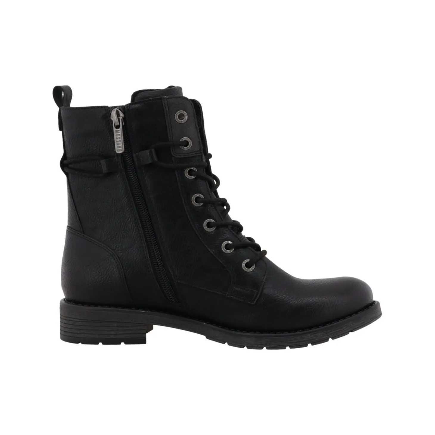 Trendige MUSTANG Schnürstiefelette aus pflegeleichtem Softmaterial