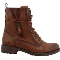 Trendige MUSTANG Schnürstiefelette aus pflegeleichtem Softmaterial
