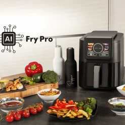 Trisa Heissluft-Fritteuse «Ai Fry Pro», mit KI Tech.