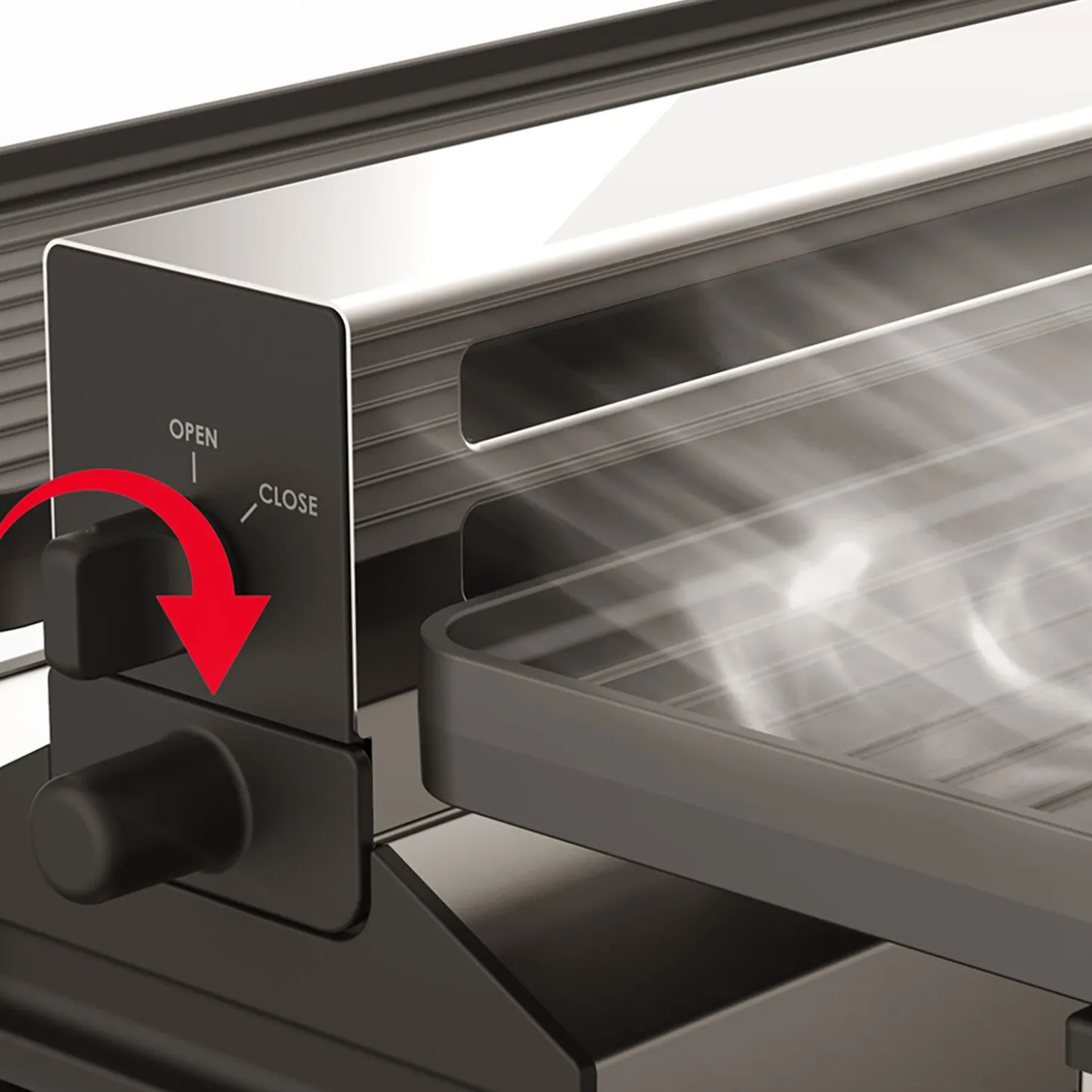 Trisa Raclette «Pure Melt» mit Abzug und Aktivkohlefilter