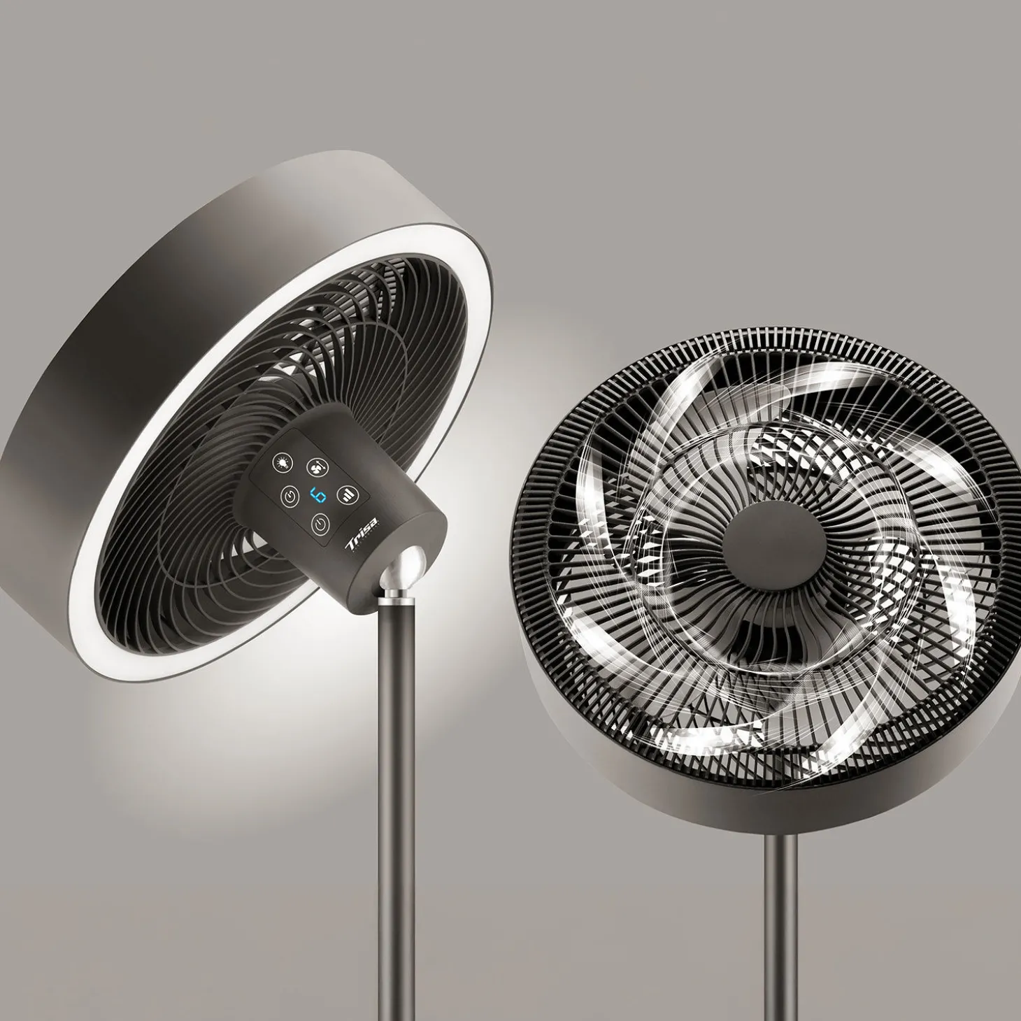 Trisa Standventilator «Ambiance» mit LED-Beleuchtung