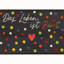 Türmatte Buntes Leben mit bunten Punkten