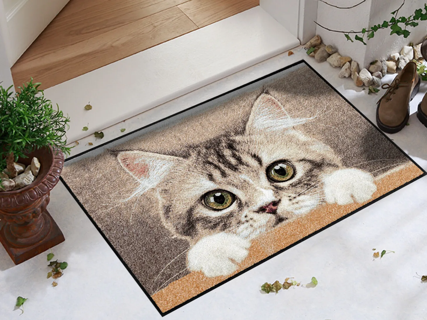 Türmatte Katze