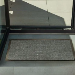 Türvorlage Graphite Weave, grau