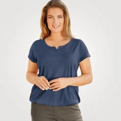 T-Shirt mit Elastbund
