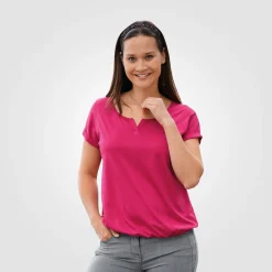 T-Shirt mit Elastbund