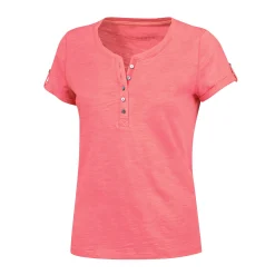 T-Shirt mit Knopfleiste