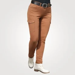 Twill-Cargohose für Damen
