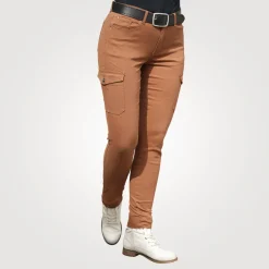 Twill-Cargohose für Damen