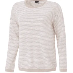 Two Tone Pullover für Damen mit Struktur