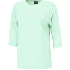 Uni Damen Pyjama Shirt mit 3/4 Ärmeln