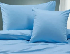 Uni Satin Bettwäsche mit Biese