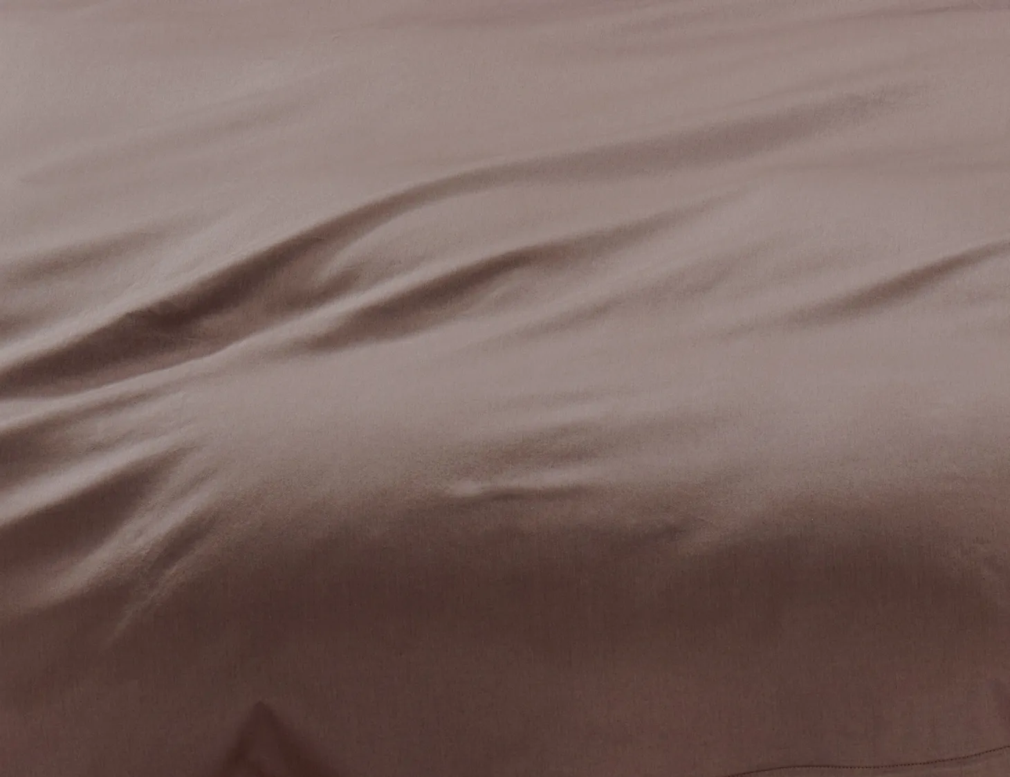 Uni Satin Bettwäsche mit Biese