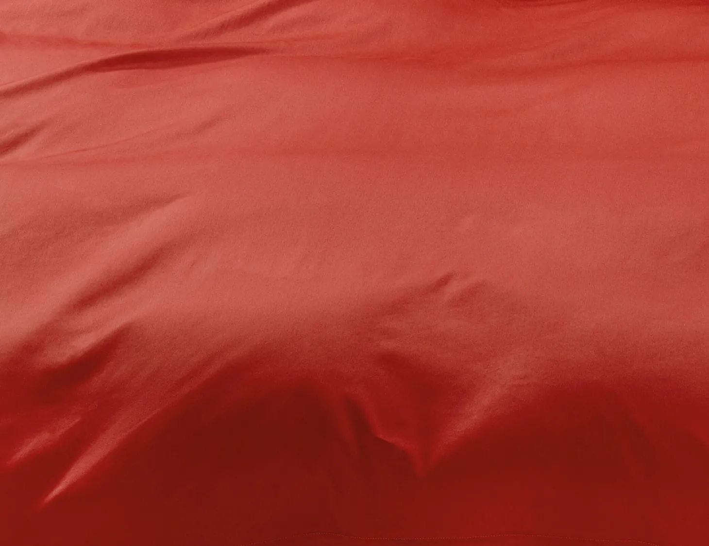 Uni Satin Bettwäsche mit Biese
