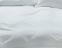 Uni Satin Bettwäsche mit Biese