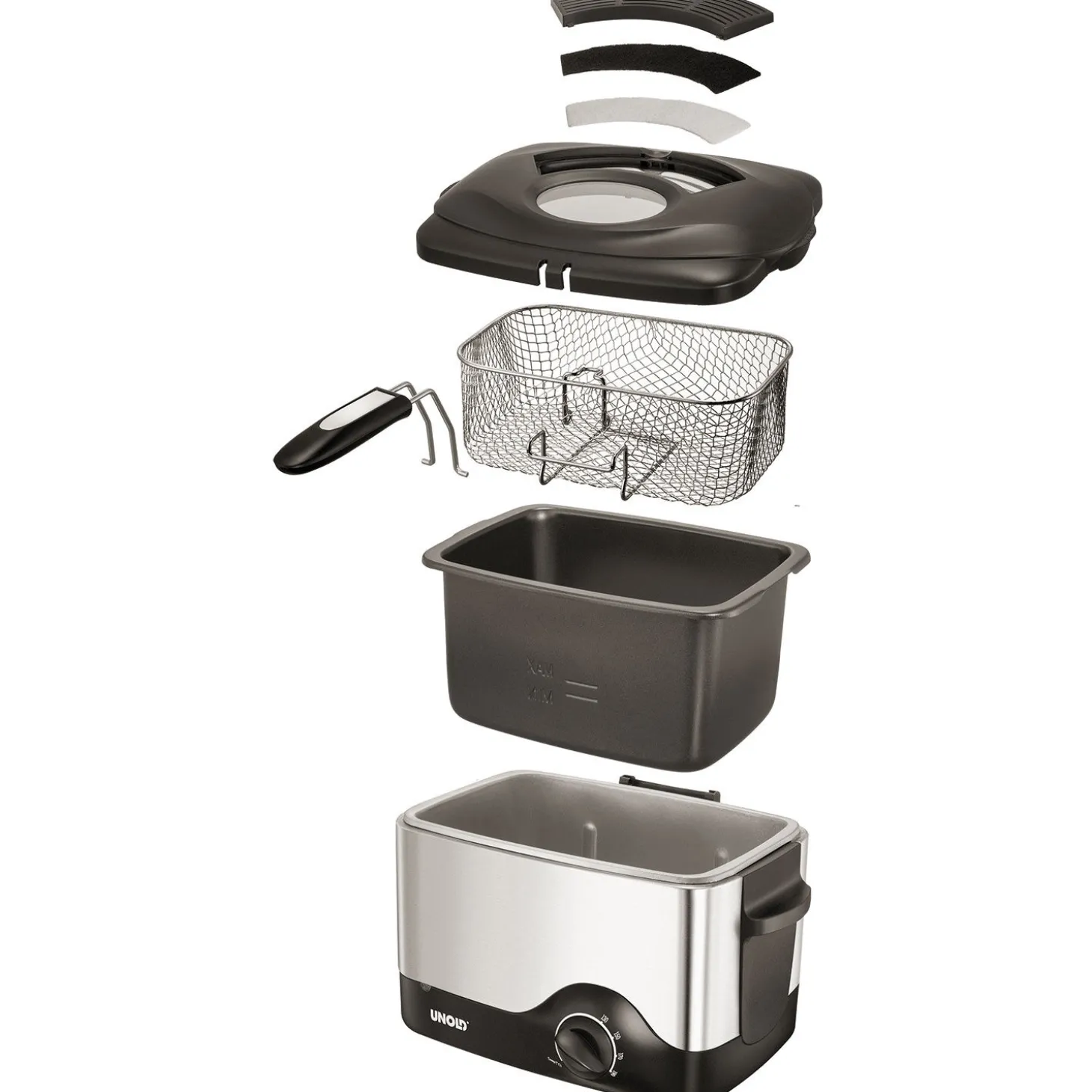 Unold Fritteuse Kompakt, 1.5 L