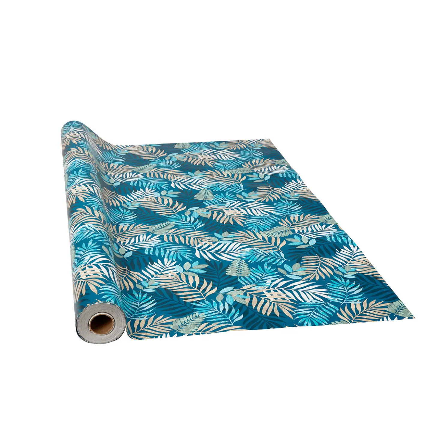 Vinyl-Tischdecke mit Blattmuster