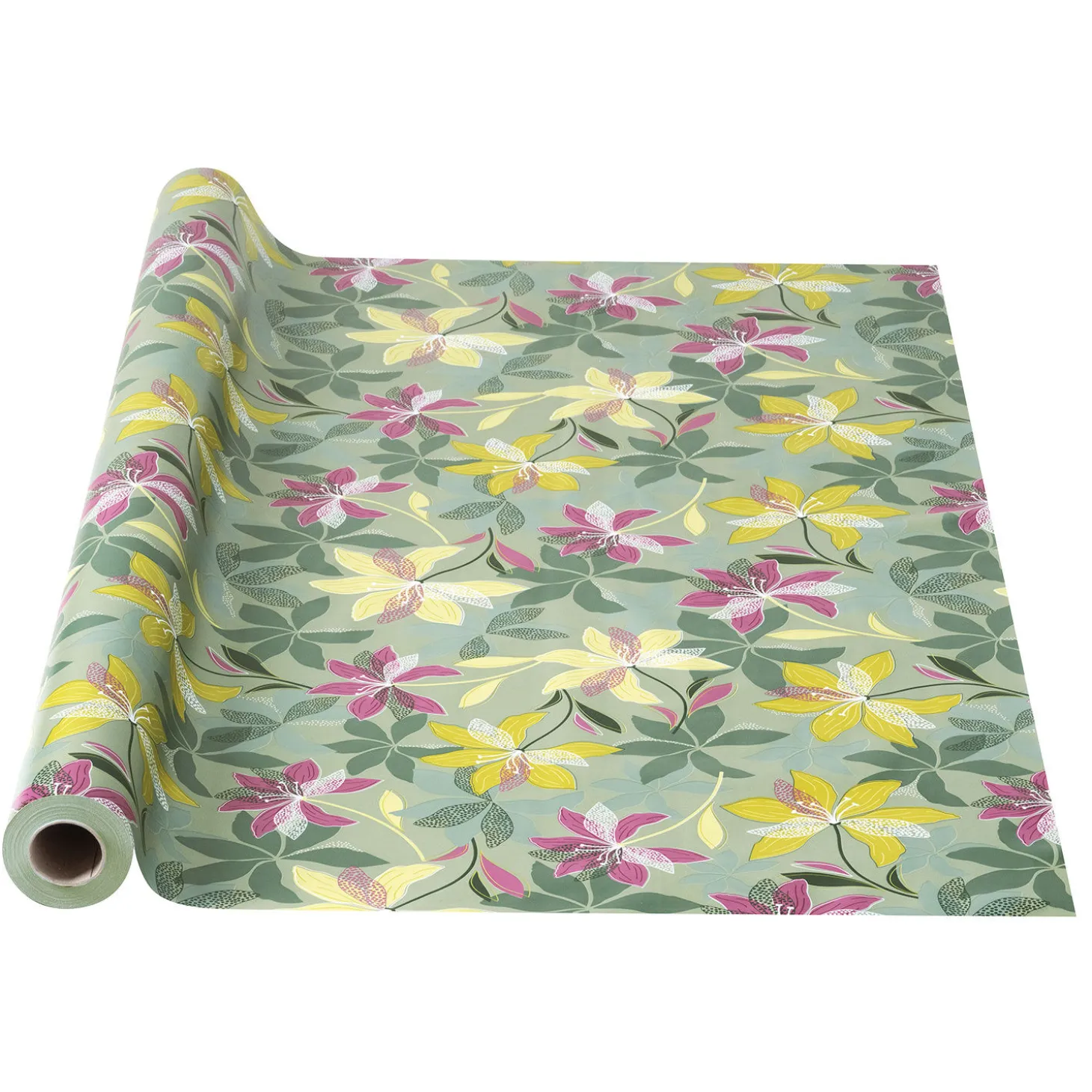 Vinyl-Tischdecke mit schönem Blumenprint