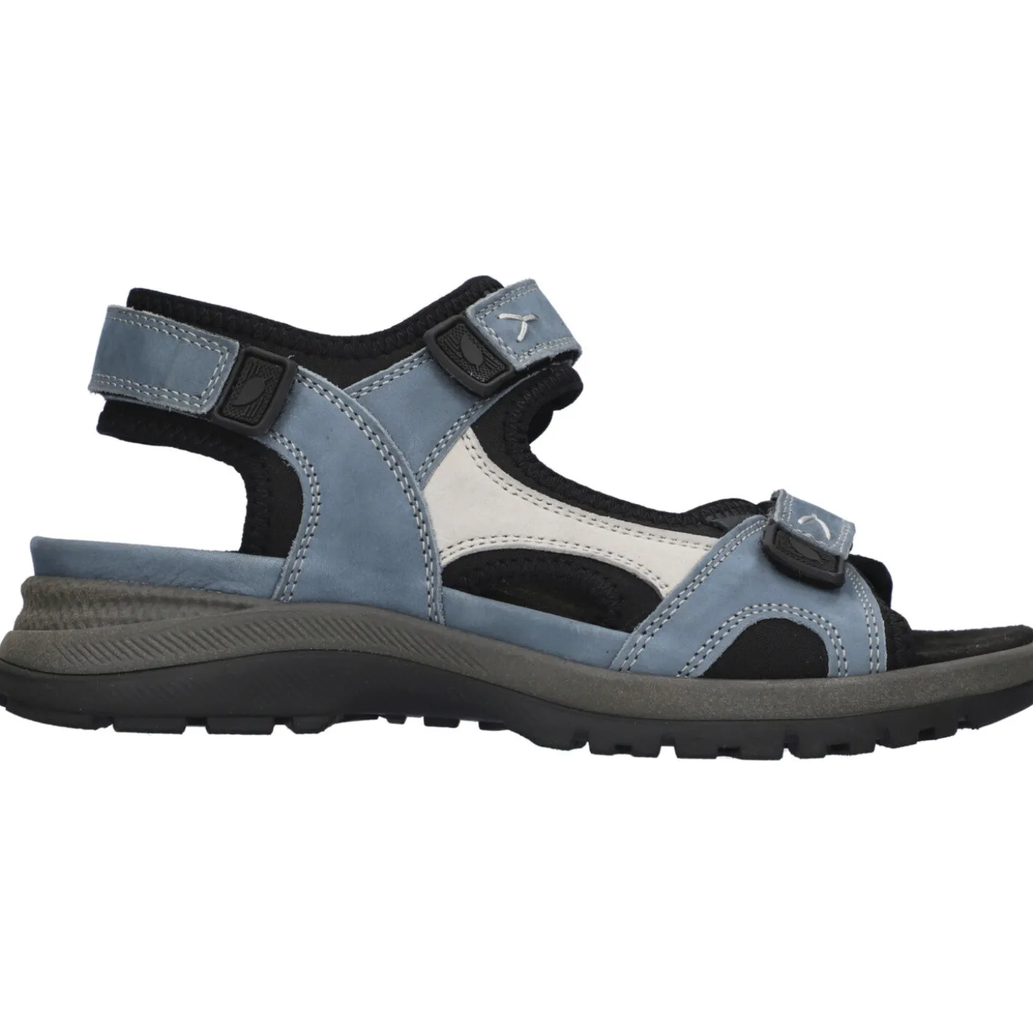 WALDLÄUFER Damen-Sandale aus Nubukleder