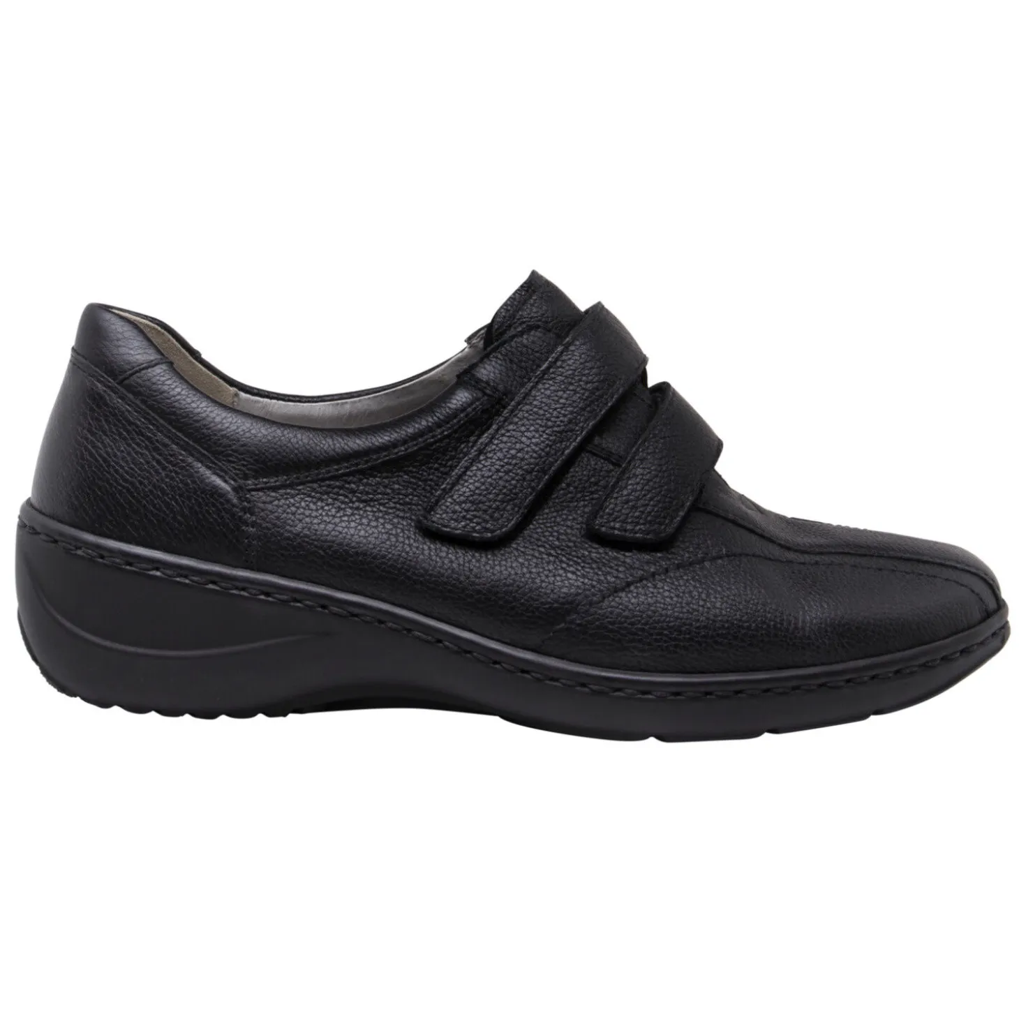 WALDLÄUFER Klettslipper für Damen aus Leder