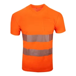 Warnshirt mit V-Ausschnitt