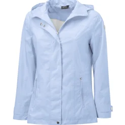 Wasserdichte Funktionsjacke mit abnehmbarer Kapuze