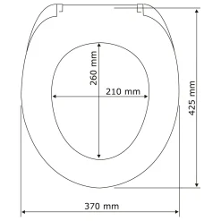 WC-Sitz aus Holz