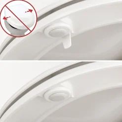 WC-Sitz Ripa mit Relief, Absenkautomatik