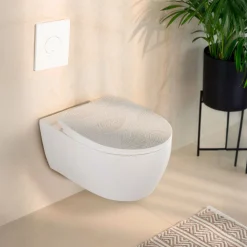 WC-Sitz Roanne mit Relief-Oberfläche, Absenkautomatik