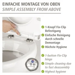 WC-Sitz Sereno mit Absenkautomatik