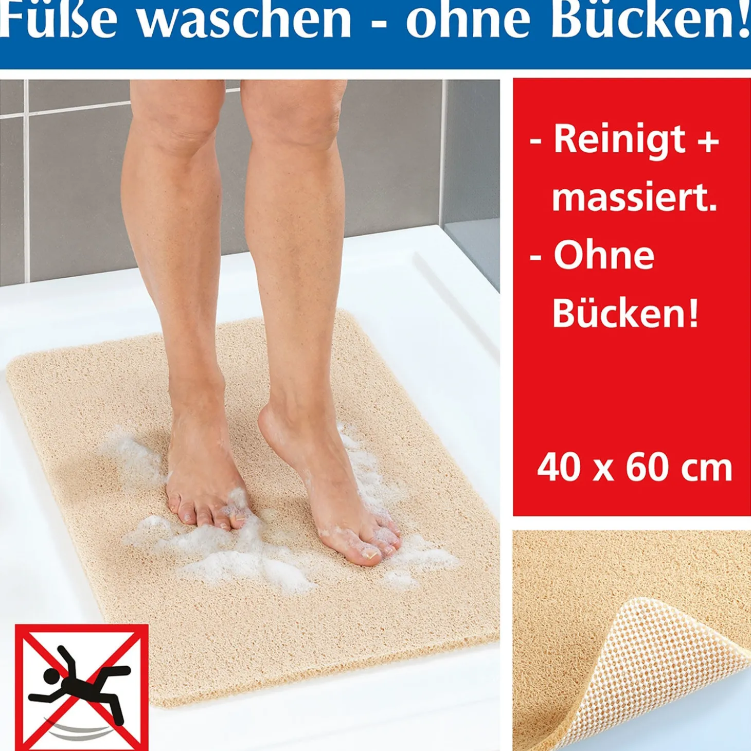 Wellness Duschmatte