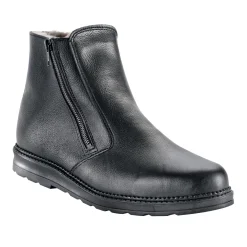 Winterstiefel aus echtem Leder mit Lammfellfutter