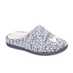 Wohlfühlschuh für Damen aus wollähnlichem Textil