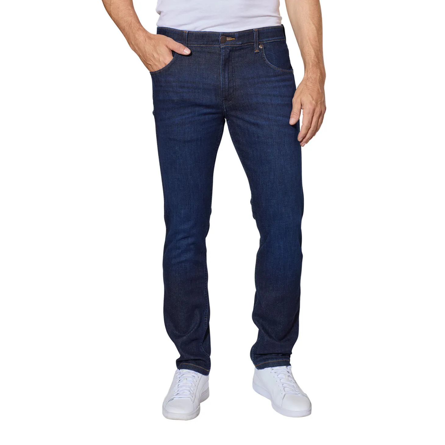 Wrangler Herren Jeans Grensboro regular straight Free to stretch