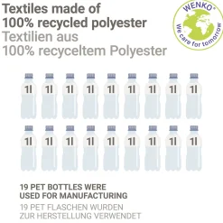 Wäschekorb Uno Ecori, 68 Liter aus recyceltem Polyester