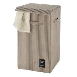 Wäschesammler Cora in Cord Optik, 63 Liter